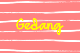 Gedang: The Playful Font That Puts Personality Front and Center