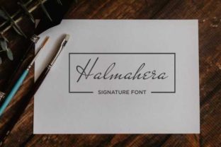 Halmahera: A Handmade Brush Font with Purpose
