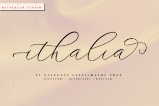 Ithalia Script: A Handcrafted Font That Brings Warmth and Personality to Your Designs