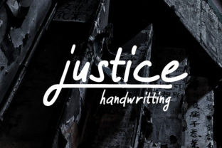 Justice: A Handwritten Font Built for Clarity and Impact