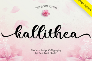 Kallithea Script: Elegant Copperplate Handwriting for Real-World Design