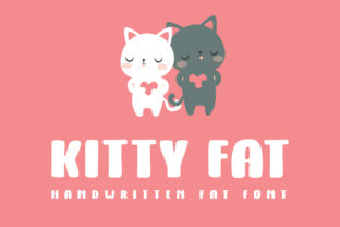 Kitty Fat: A Bold, Handwritten Font for Playful Projects