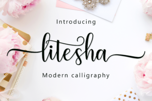 Litesha Script: A Hand-Drawn Script Font for Expressive Design