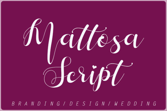 Mattosa Script: Where Handwritten Warmth Meets Modern Design Precision