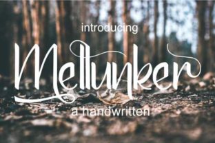 Mellunker: A Handwritten Font for Elegant, Feminine Design