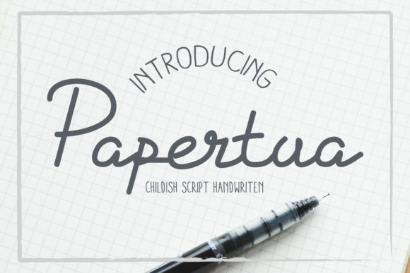 Papertua: Elegant Handwritten Font
