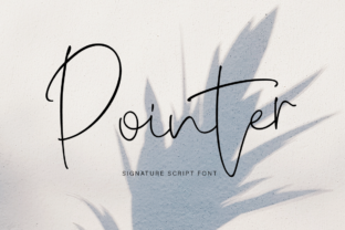 Pointer: A Fresh, Modern Calligraphy Font for Distinctive Branding