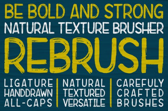 Rebrush: The Natural Brush Font That Brings Organic Energy to Modern Design
