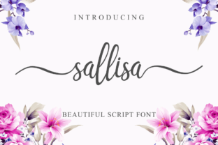 Sallisa: A Modern Script Font for Elegant Design Applications