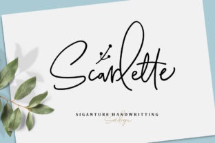 Scarlette Script: A Natural Signature Font for Handwritten Elegance