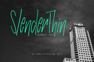 Slender Thin: A Script Font That Invites Courage Through Design