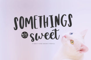 Somethings Sweet: A Handwritten Font with Heart