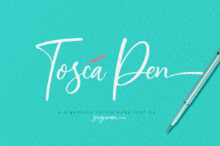 Tosca Pen Script: A Balanced Choice for Elegant, Hand-Drawn Typography