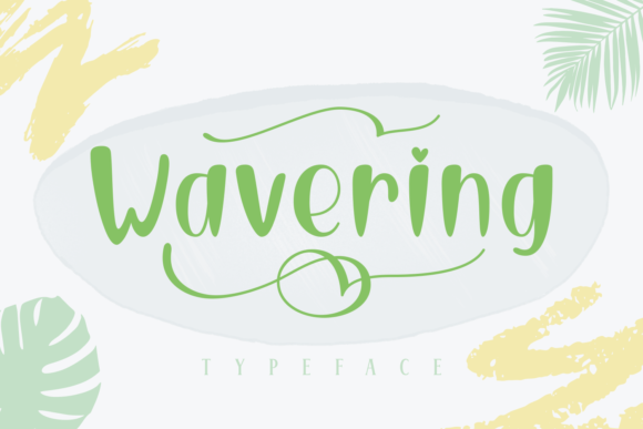 Wavering: Elegant Script Font with Purposeful Swashes